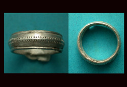Ring, Medieval, Men's, Silver, Look Now!